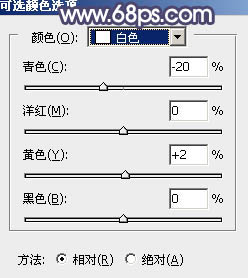 Photoshop为草地人物图片打造出柔和的秋季淡黄色27