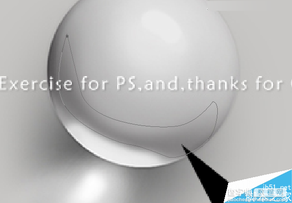 Photoshop绘制一个逼真透明的立体玻璃球效果图23