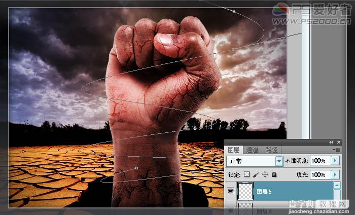 photoshop 合成非常有震撼力的保护自然海报19