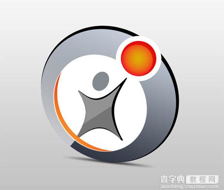 photoshop制作出慈善机构所用的圆形Logo1