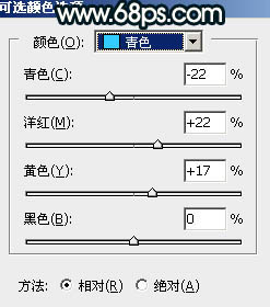 Photoshop调制出荷塘边的人物加上暗调晨曦暖褐色17