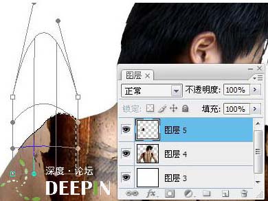 photoshop素材叠加合成恐怖人体创意9