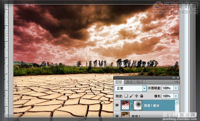 photoshop 合成非常有震撼力的保护自然海报8