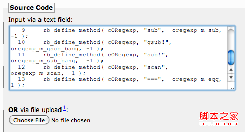 jQuery语法高亮插件支持各种程序源代码语法着色加亮7