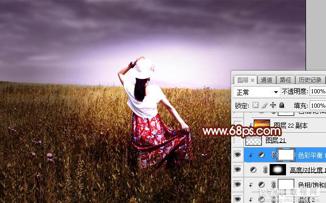 Photoshop将人物图片打造明亮的暖色逆光效果17