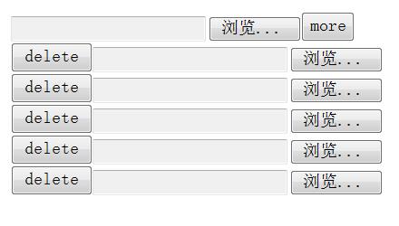 jQuery动态添加及删除表单上传元素的方法(附demo源码下载)1