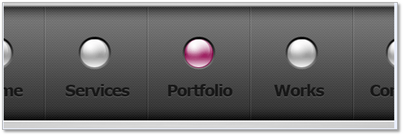 Photoshop 绘制碳纤维风格的网页导航按钮25