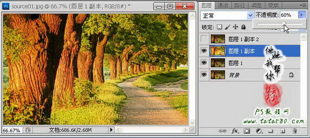 photoshop(ps)利用滤镜将风景图片转为漫画效果14