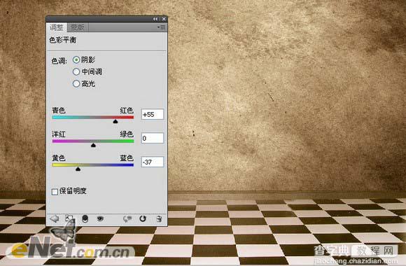 photoshop 合成冲出画面的恐龙4