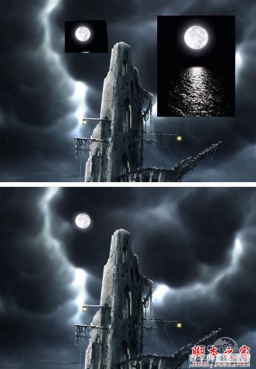 Photoshop合成制作出在海上漂泊的幽灵鬼船56