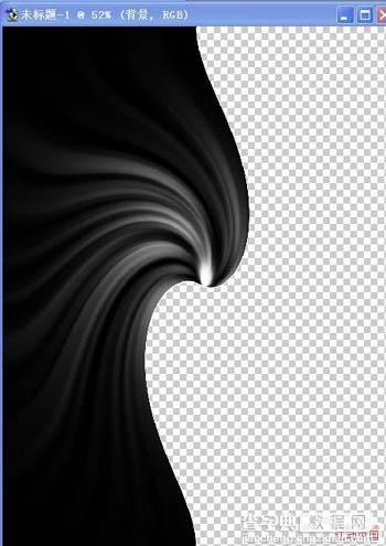 photoshop 滤镜制作漂亮的光束翅膀9