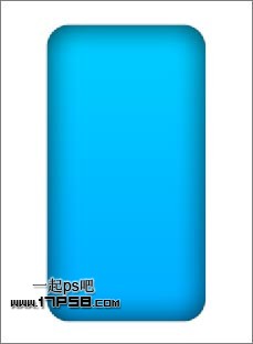 photoshop绘制出蓝色苹果iPhone4背壳6