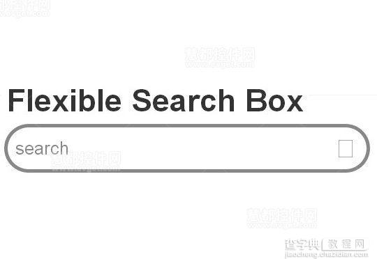 CSS3,HTML5和jQuery搜索框集锦13