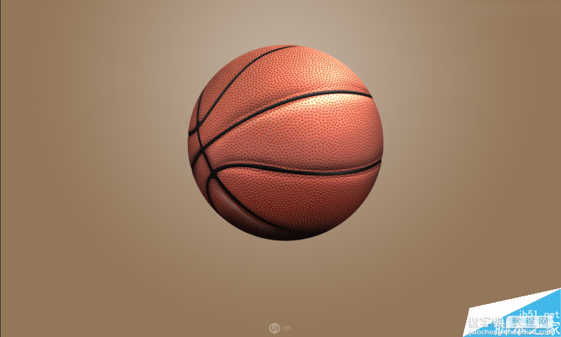 Photoshop绘制超逼真的立体篮球效果图21