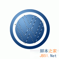 教你用PS设计精致的大众汽车LOGO12