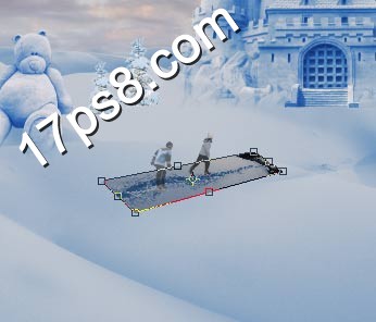 用PS合成童话世界里冰雪城堡场景22