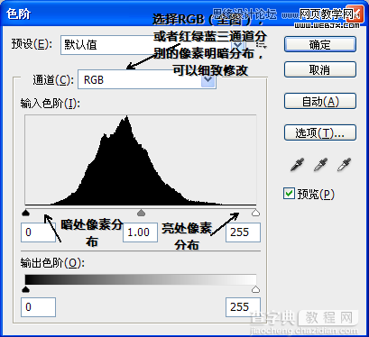 Photoshop通过为灰蒙蒙的图片调色实例讲解色阶的使用原理2