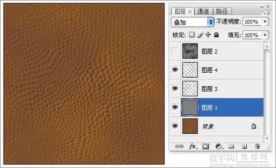 photoshop 滤镜打造逼真的质感皮革14