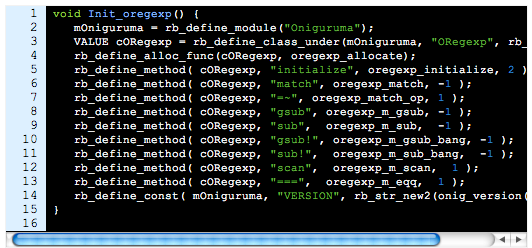 jQuery语法高亮插件支持各种程序源代码语法着色加亮6