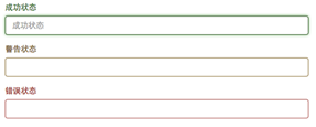 Bootstrap中表单控件状态(验证状态)1