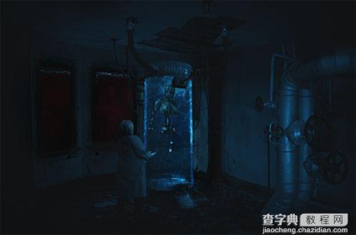 PS合成制作神奇的科幻黑暗医生60