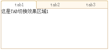 js实现tab切换效果实例1