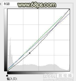 Photoshop调制出暗黄色霞光草地上人物图片23