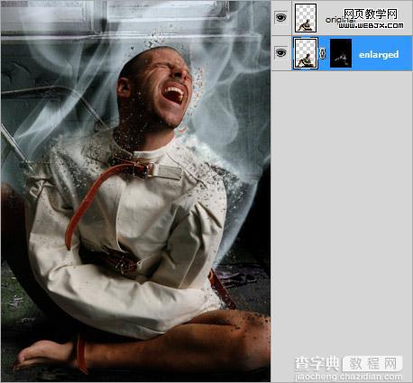 photoshop 合成狂人的呐喊20