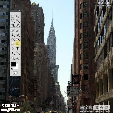 photoshop 经典合成荒凉的都市37