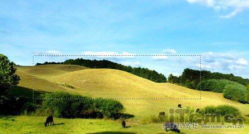 Photoshop合成在大草原上漂浮的岛屿奇幻场景15