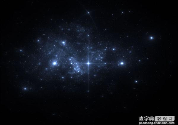 Photoshop临摹一幅梦幻的星空海报11