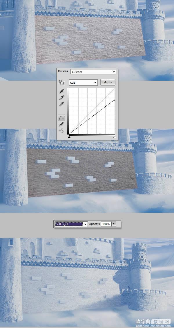 photoshop将荒漠场景打造出迪士尼风格的雪景图83