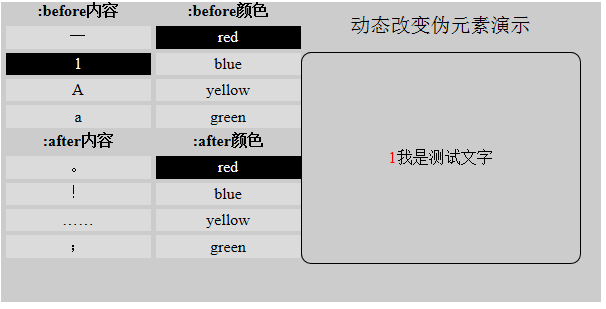 给before和after伪元素设置js效果的方法1