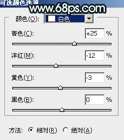 Photoshop调制出荷塘边的人物加上暗调晨曦暖褐色9