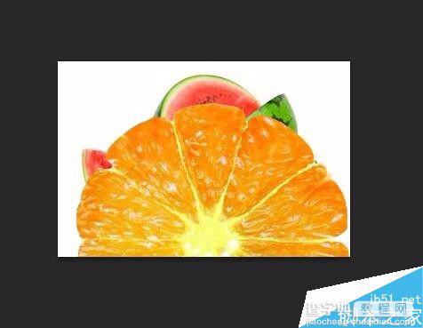 PS合成一个创意的橙子味西瓜效果图5