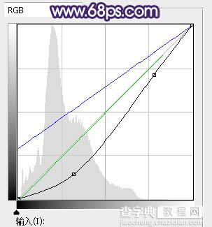 Photoshop将树林人物图片打造唯美的暗调蓝紫色9