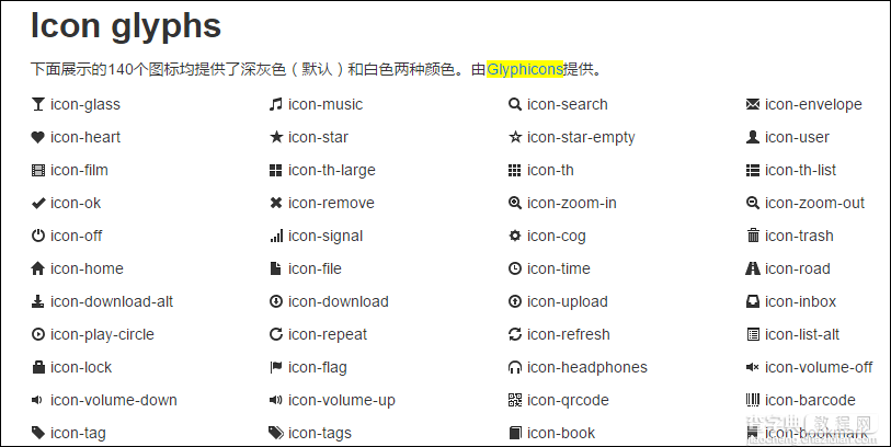 基于BootStrap Metronic开发框架经验小结【四】Bootstrap图标的提取和利用4