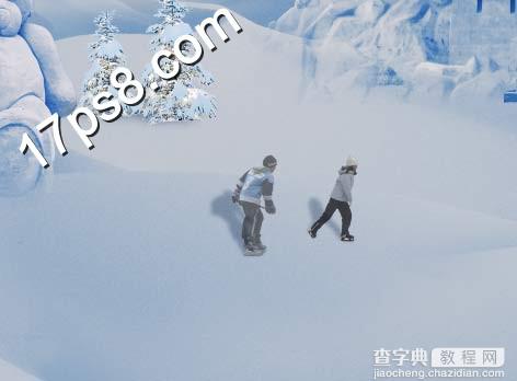 用PS合成童话世界里冰雪城堡场景20