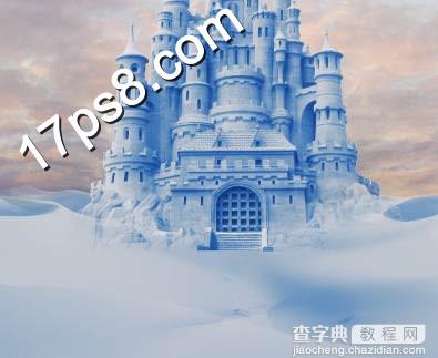 用PS合成童话世界里冰雪城堡场景13