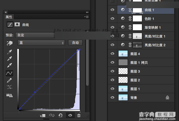 五个步骤 Photoshop后期调出海边婚片蓝色通透效果图26