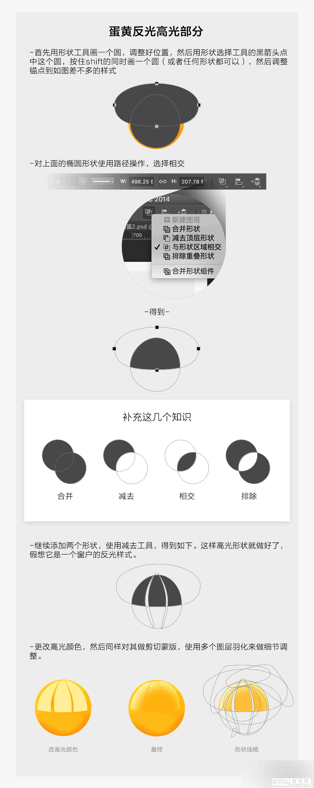 PS鼠绘一只有质感的打碎鸡蛋的图标4