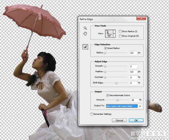 photoshop经典合成海边带伞飞翔的仙女12