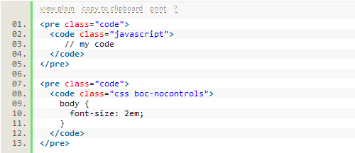 果断收藏9个Javascript代码高亮脚本3