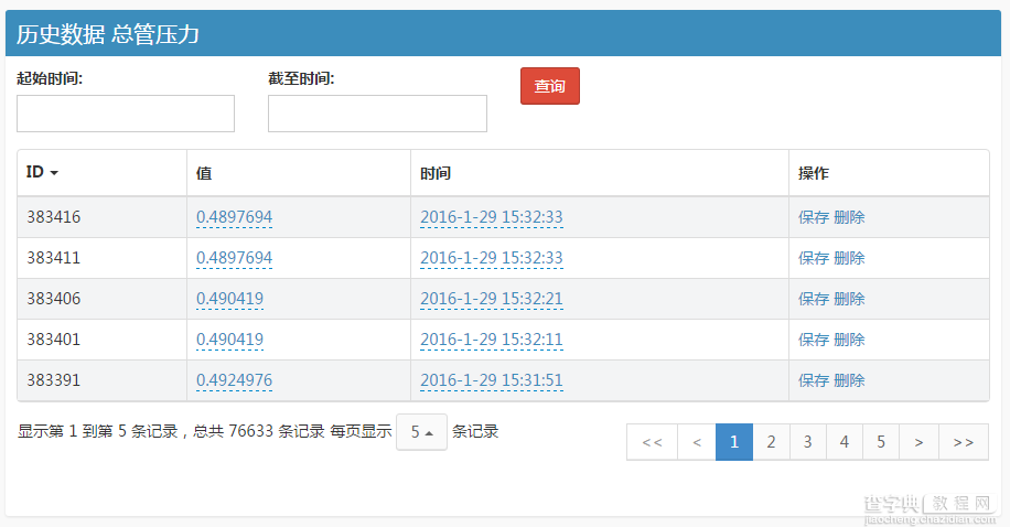 Bootstrap Table服务器分页与在线编辑应用总结1