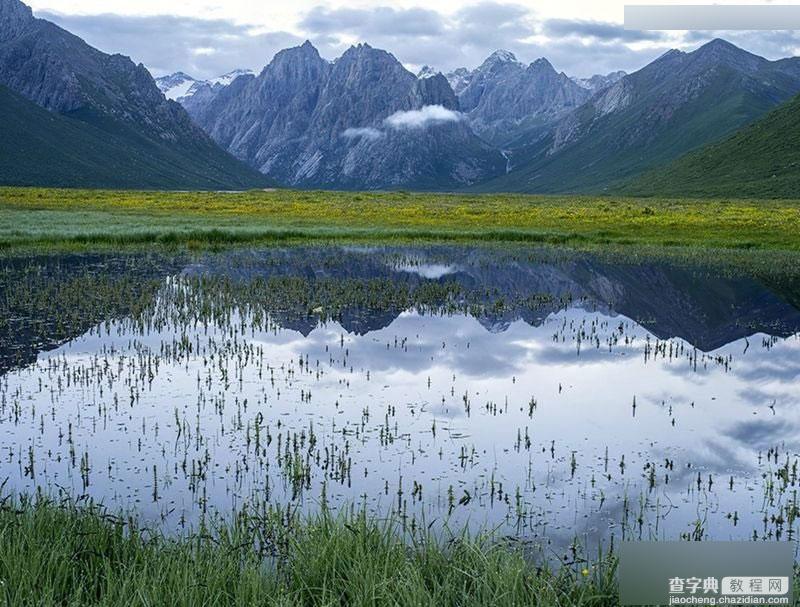 PS给风景照片合成清晰真实的景深效果27