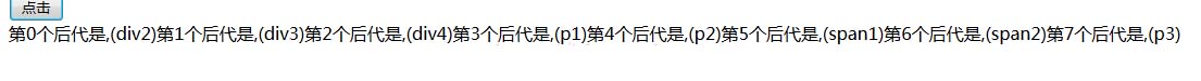 JQuery遍历元素的后代和同胞实现方法2