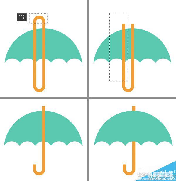 PS鼠绘一组扁平化风格的天气图标29