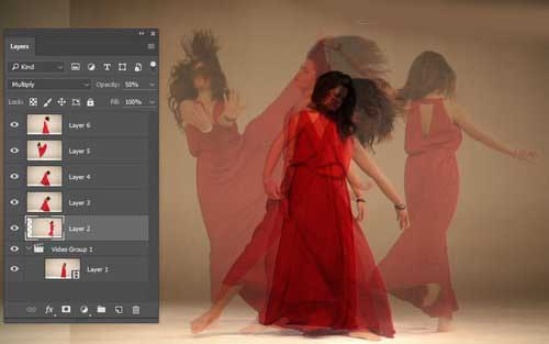 Photoshop合成有创意的舞者跳舞的幻影效果10