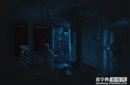 PS合成制作神奇的科幻黑暗医生61