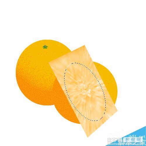 ps绘制一个漂亮逼真的橙子14